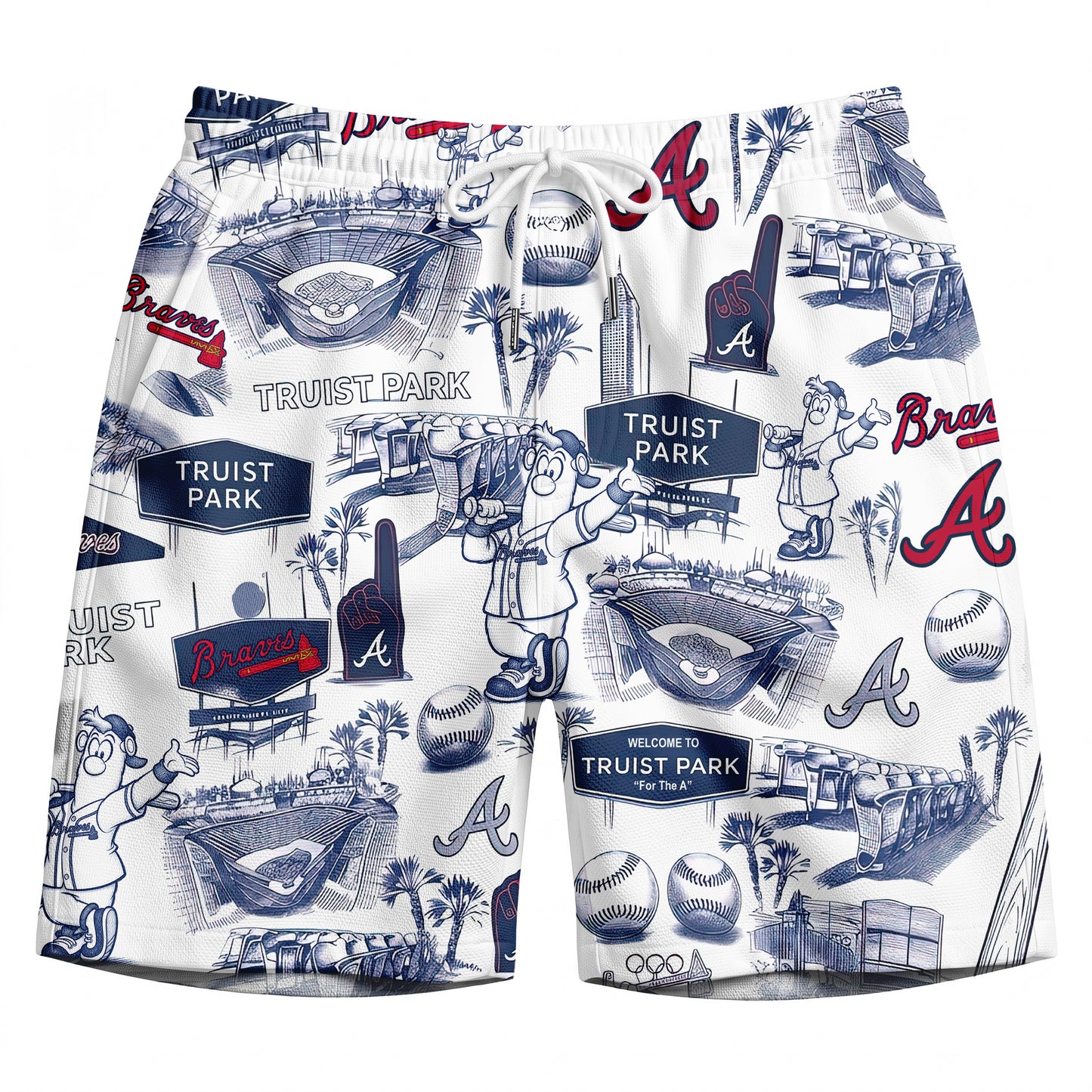 LAD Baseball Stadium SGA Blue Vibe Unisex Hawaiian Shirt