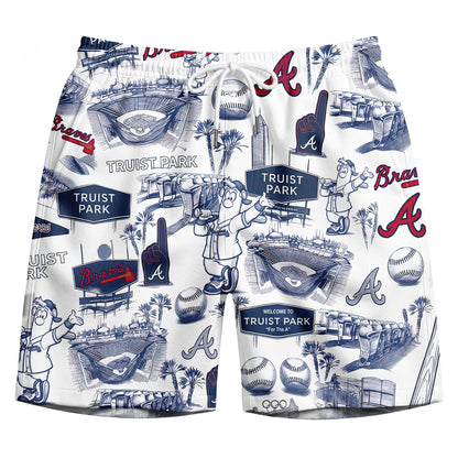 LAD Baseball Stadium SGA Blue Vibe Unisex Hawaiian Shirt