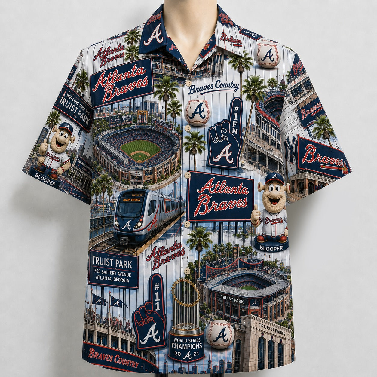All Baseball Teams Iconic Moments Aloha Shirt for Baseball Fans Button Up Unisex Hawaiian Shirt For Men and Women