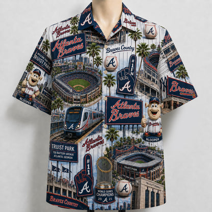 All Baseball Teams Iconic Moments Aloha Shirt for Baseball Fans Button Up Unisex Hawaiian Shirt For Men and Women