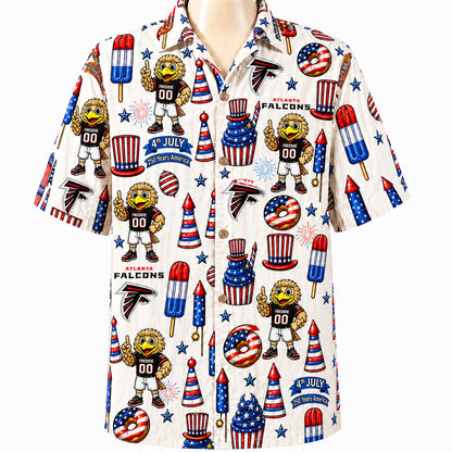 All Football Teams 4th July 250 Years Anniversary America Premium Unisex Hawaiian Shirt For Men and Women