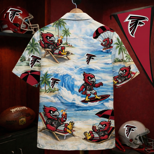 AF Football Mascot Beach Viber Unisex Hawaiian Shirt For Men & Women