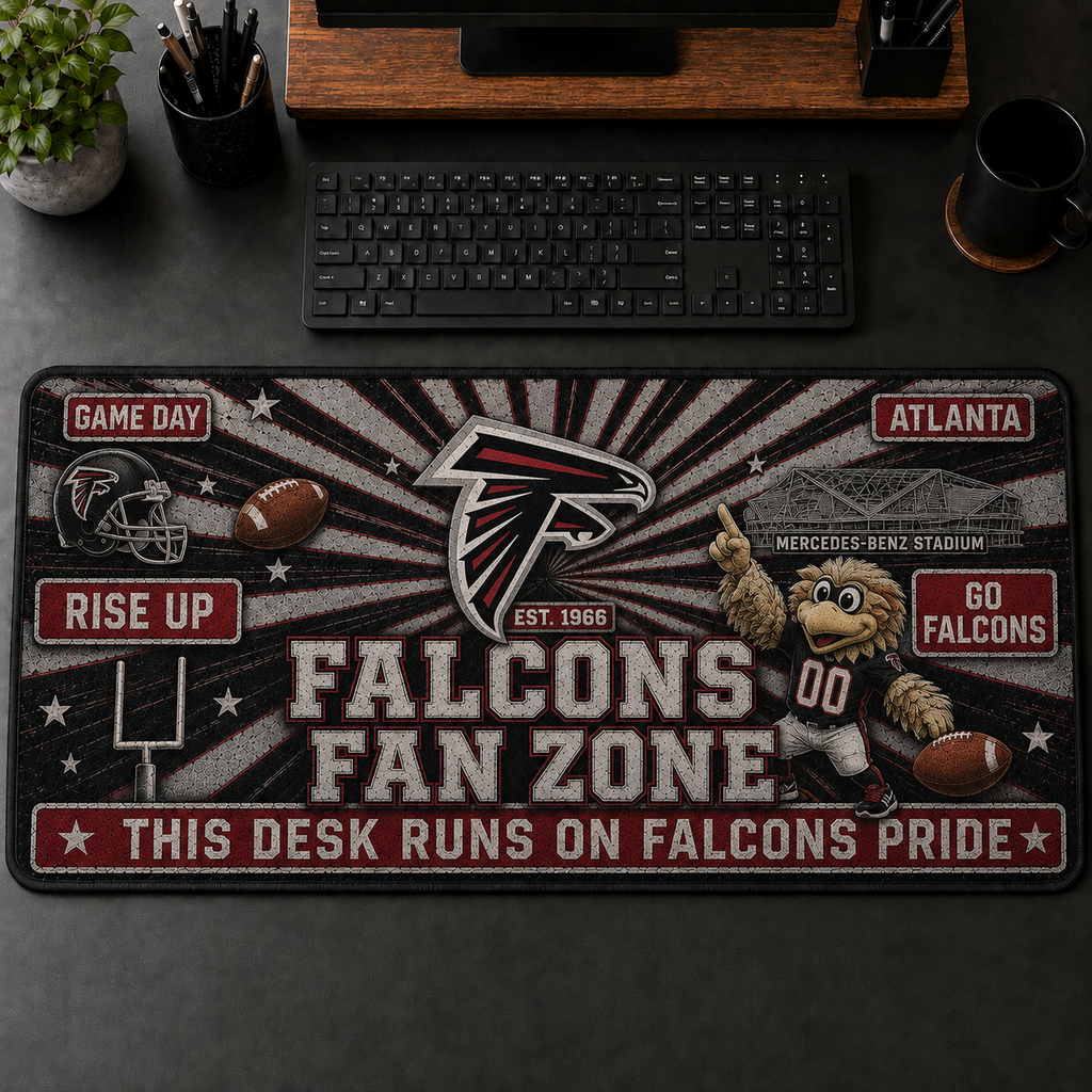 All Football Teams Fans Zone Desk Mat Mouse Pad Plus Size Trending - 5to9vibe