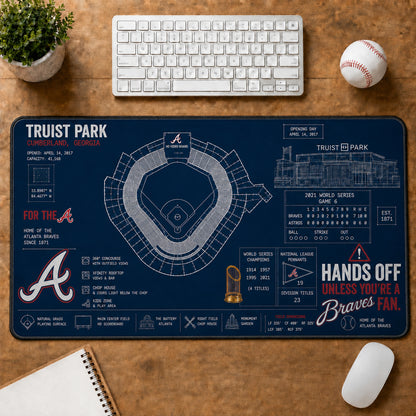 All Baseball Legendary Stadiums Masterplan Desk Mat Mouse Pad Plus Size - 5to9vibe