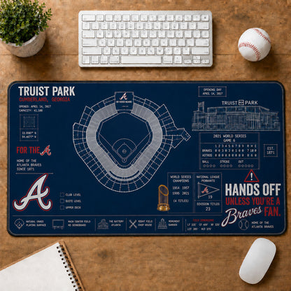 All Baseball Legendary Stadiums Masterplan Desk Mat Mouse Pad Plus Size - 5to9vibe