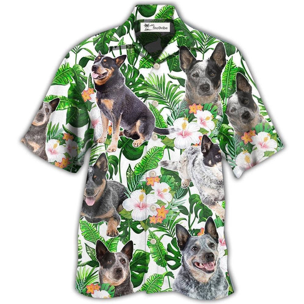 Hawaiian Shirt / Adults / S Australian Cattle Dog Green Tropical Lover Style - Hawaiian Shirt 