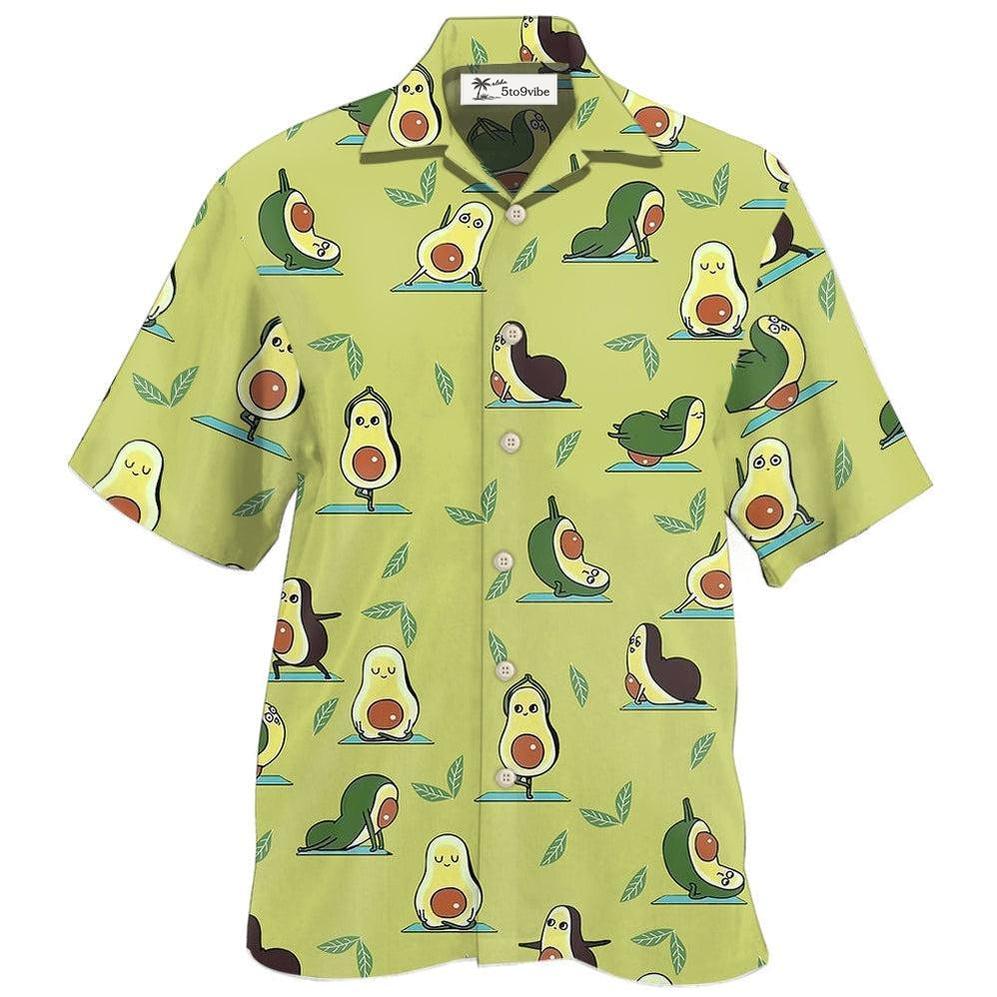 Hawaiian Shirt / Adults / S Avocado Plays With Happy Avocado So Cute - Hawaiian Shirt 
