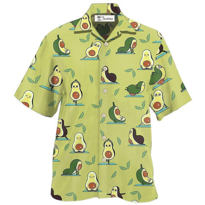 Hawaiian Shirt / Adults / S Avocado Plays With Happy Avocado So Cute - Hawaiian Shirt 