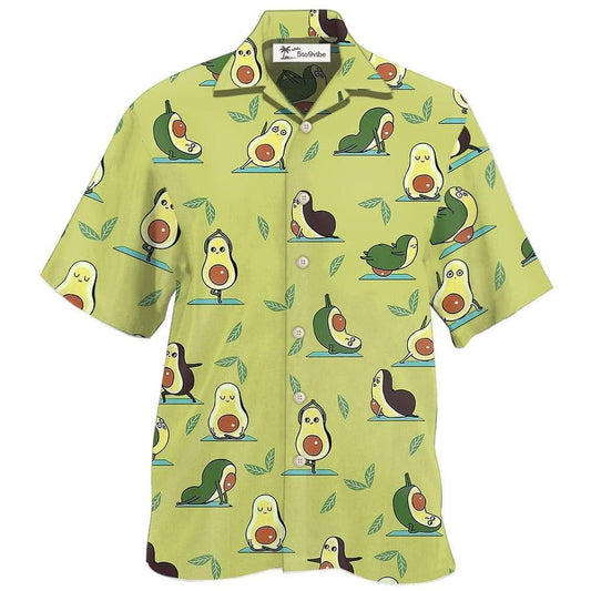 Hawaiian Shirt / Adults / S Avocado Plays With Happy Avocado So Cute - Hawaiian Shirt 