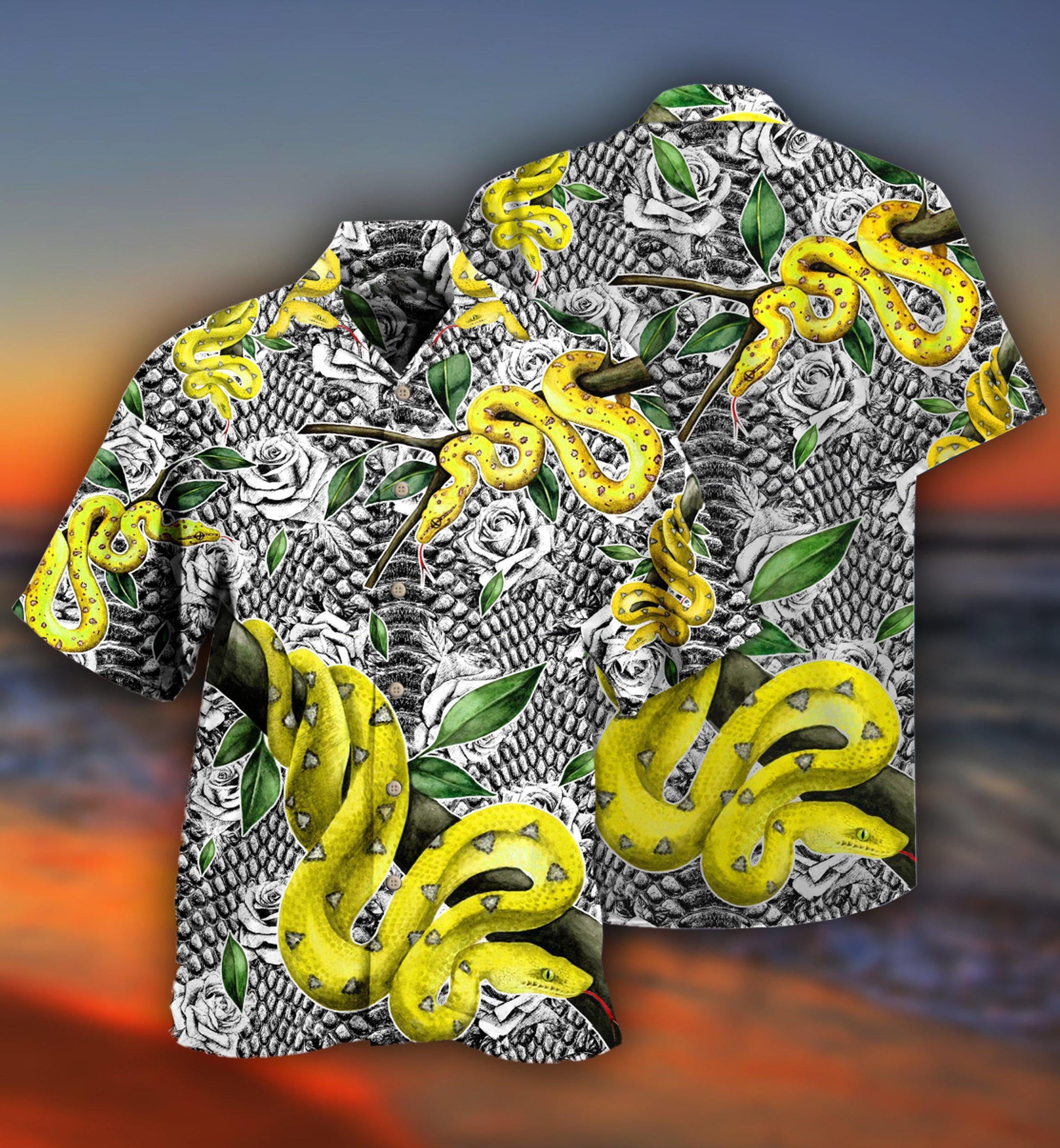 Snake Animals Awesome Snake - Hawaiian Shirt 