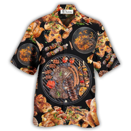 Hawaiian Shirt / Adults / S BBQ Delicious Meal For Life - Hawaiian Shirt 