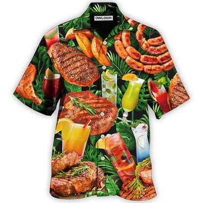 Hawaiian Shirt / Adults / S Cocktail BBQ Style - Hawaiian shirt 