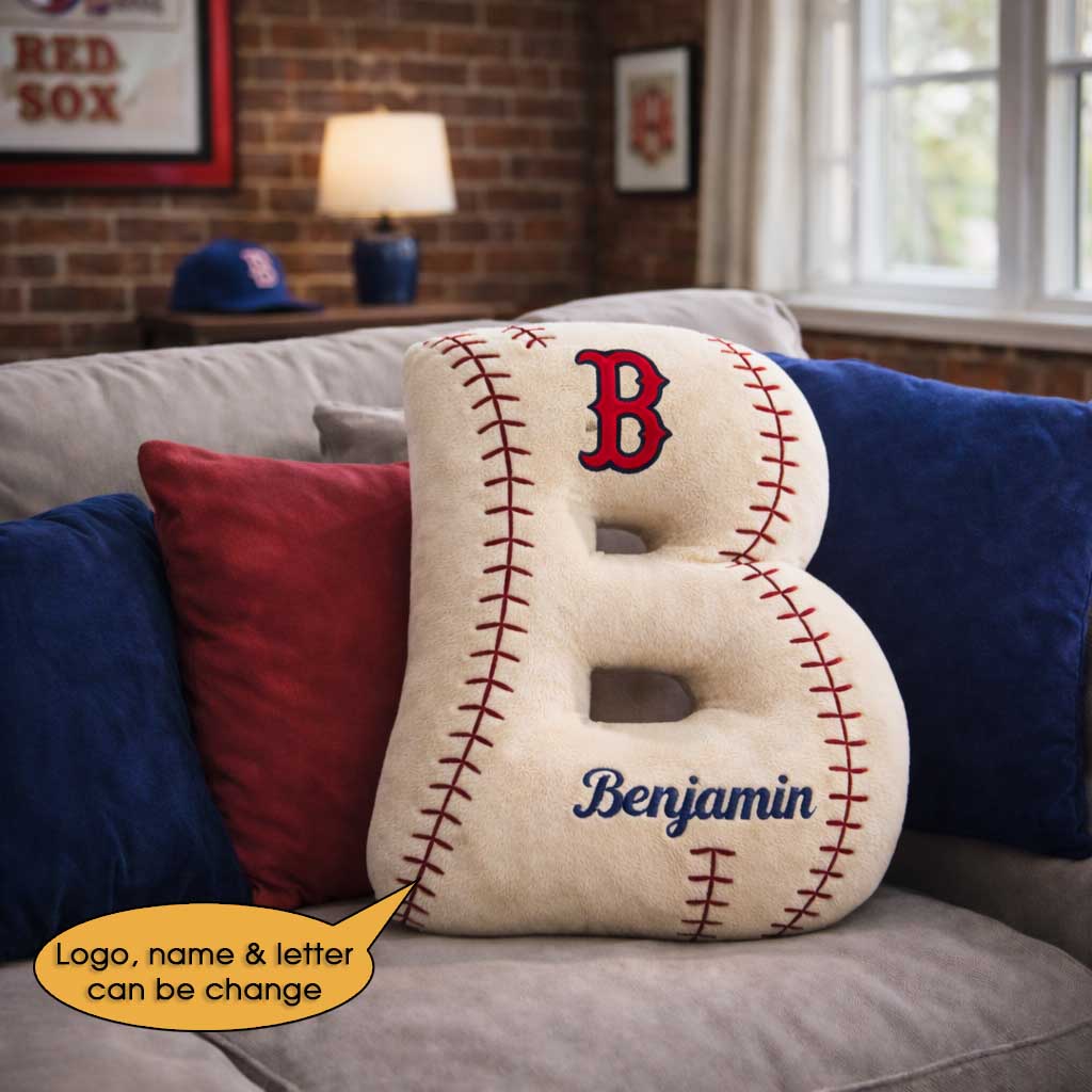 Baseball Pillow Custom Name and Logo All Teams  Irregular-Shaped Pillow Custom