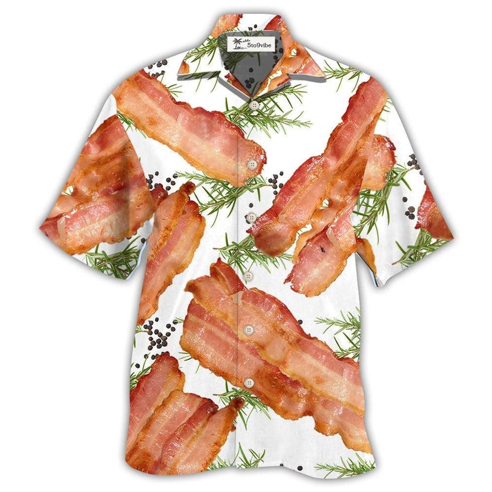 Hawaiian Shirt / Adults / S Food Bacon Funny Style - Hawaiian Shirt 