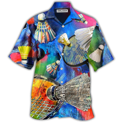 Hawaiian Shirt / Adults / S Badminton Style Colorful - Hawaiian Shirt 