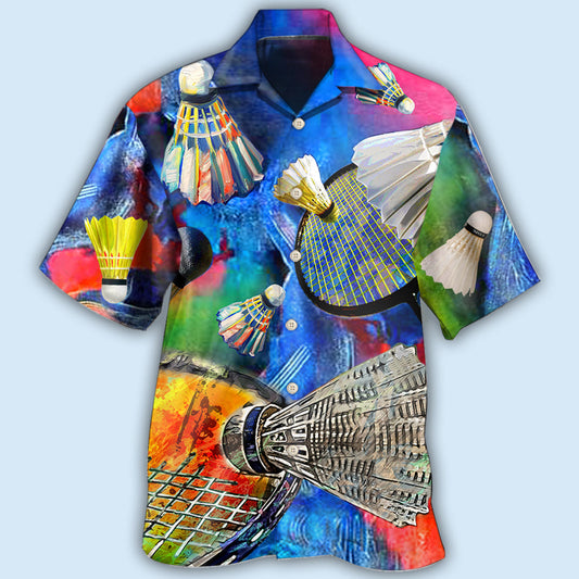 Badminton Style Colorful - Hawaiian Shirt 