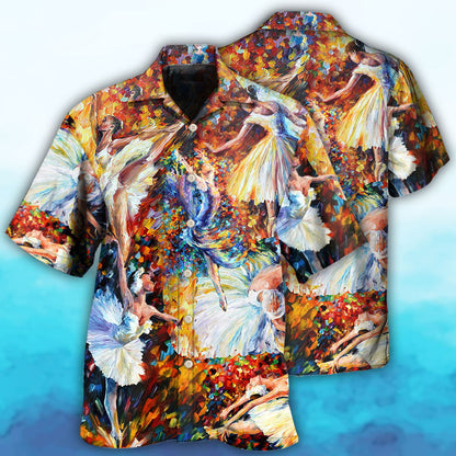 Ballet Beautiful Mix Color Art - Hawaiian Shirt 