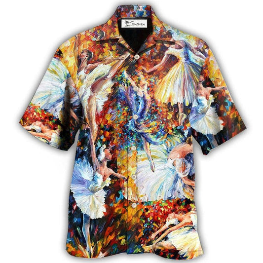 Hawaiian Shirt / Adults / S Ballet Beautiful Mix Color Art - Hawaiian Shirt 