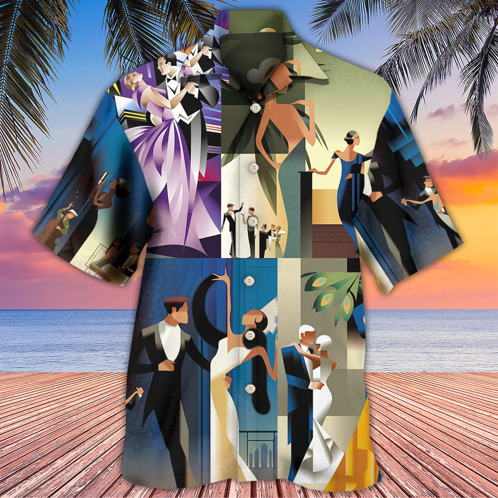 Dance Ballroom Dance Art Style - Hawaiian Shirt 
