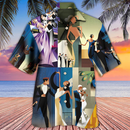 Dance Ballroom Dance Art Style - Hawaiian Shirt 