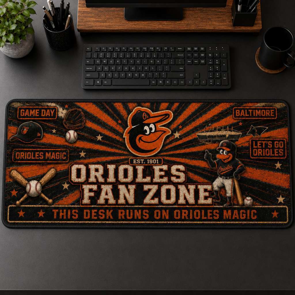 All Baseball Fan Zone Desk Mat For Baseball Fans Gift Mouse Pad Plus Size - 5to9vibe