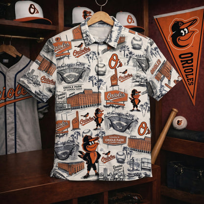 LAD Baseball Stadium SGA Blue Vibe Unisex Hawaiian Shirt