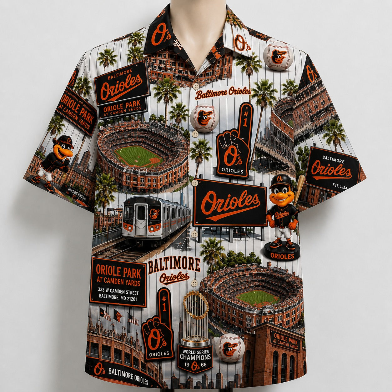 All Baseball Teams Iconic Moments Aloha Shirt for Baseball Fans Button Up Unisex Hawaiian Shirt For Men and Women