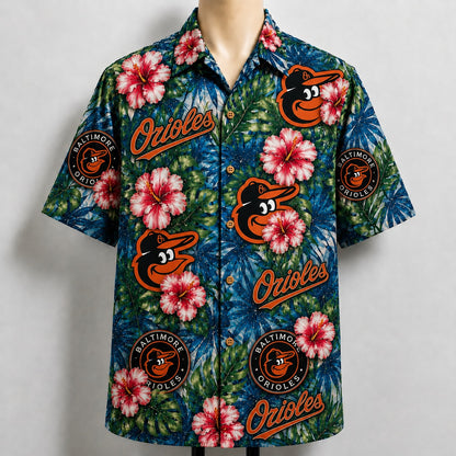 All Baseball Teams Paradise Hibiscus Button-Up Unisex Hawaiian Shirt For Men and Women