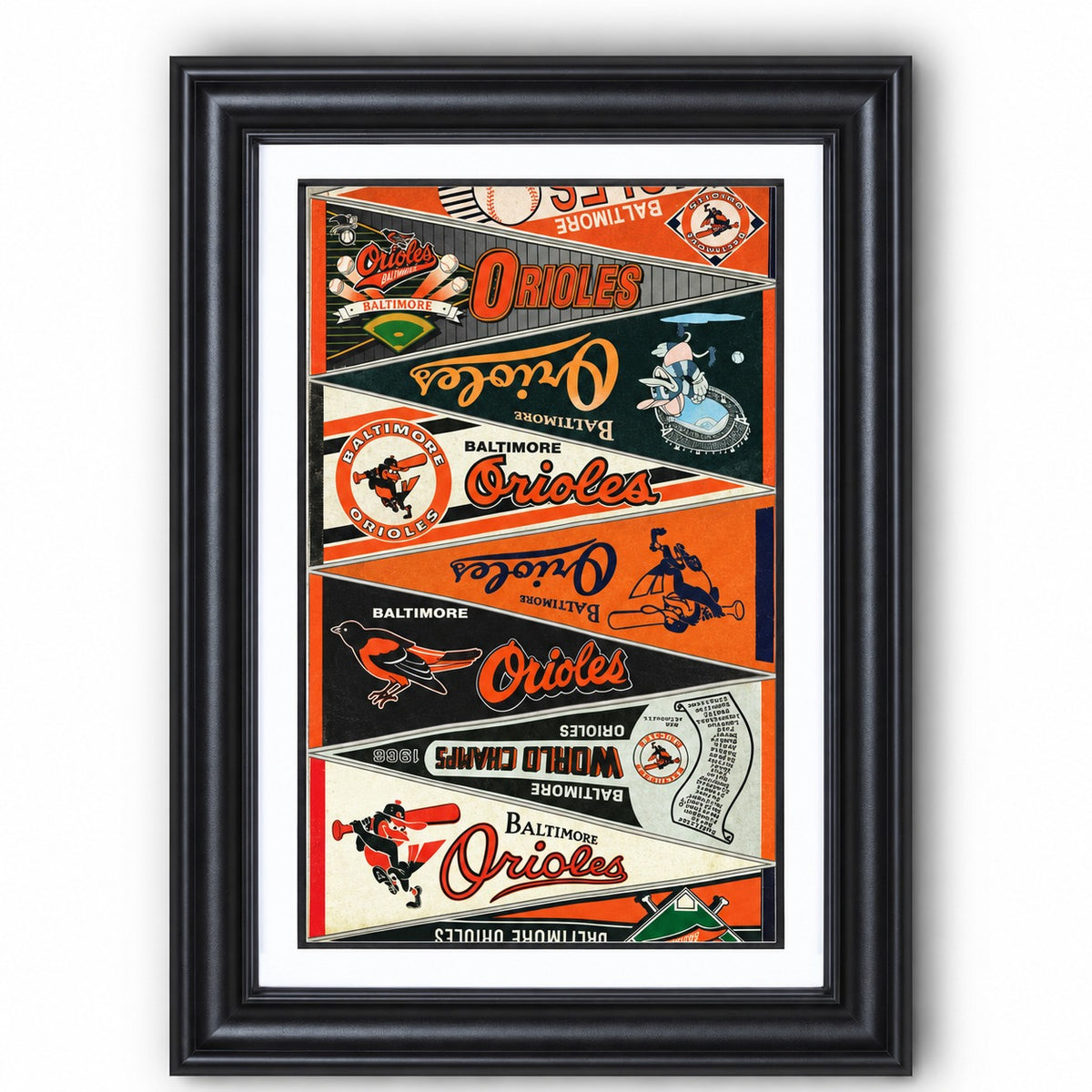 All Baseball Teams Vintage Anniversary For Baseball Fans Poster No Frame - Vertical Poster - 5to9vibe