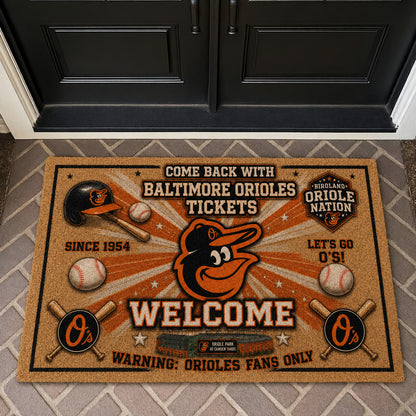 Alfombra personalizada de bienvenida premium de equipo de la MLB – Felpudo de béisbol personalizado