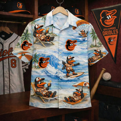 CC Baseball Mascot Beach Viber Button-Up Unisex Hawaiian Shirt For Men & Women