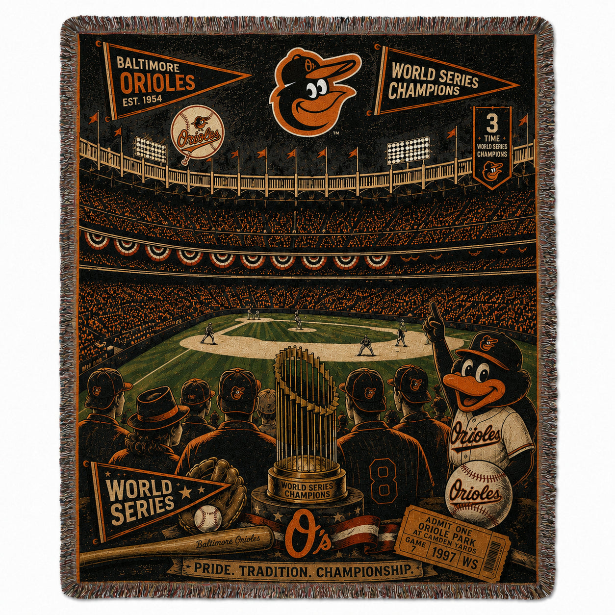 Alfombra personalizada de bienvenida premium de equipo de la MLB – Felpudo de béisbol personalizado