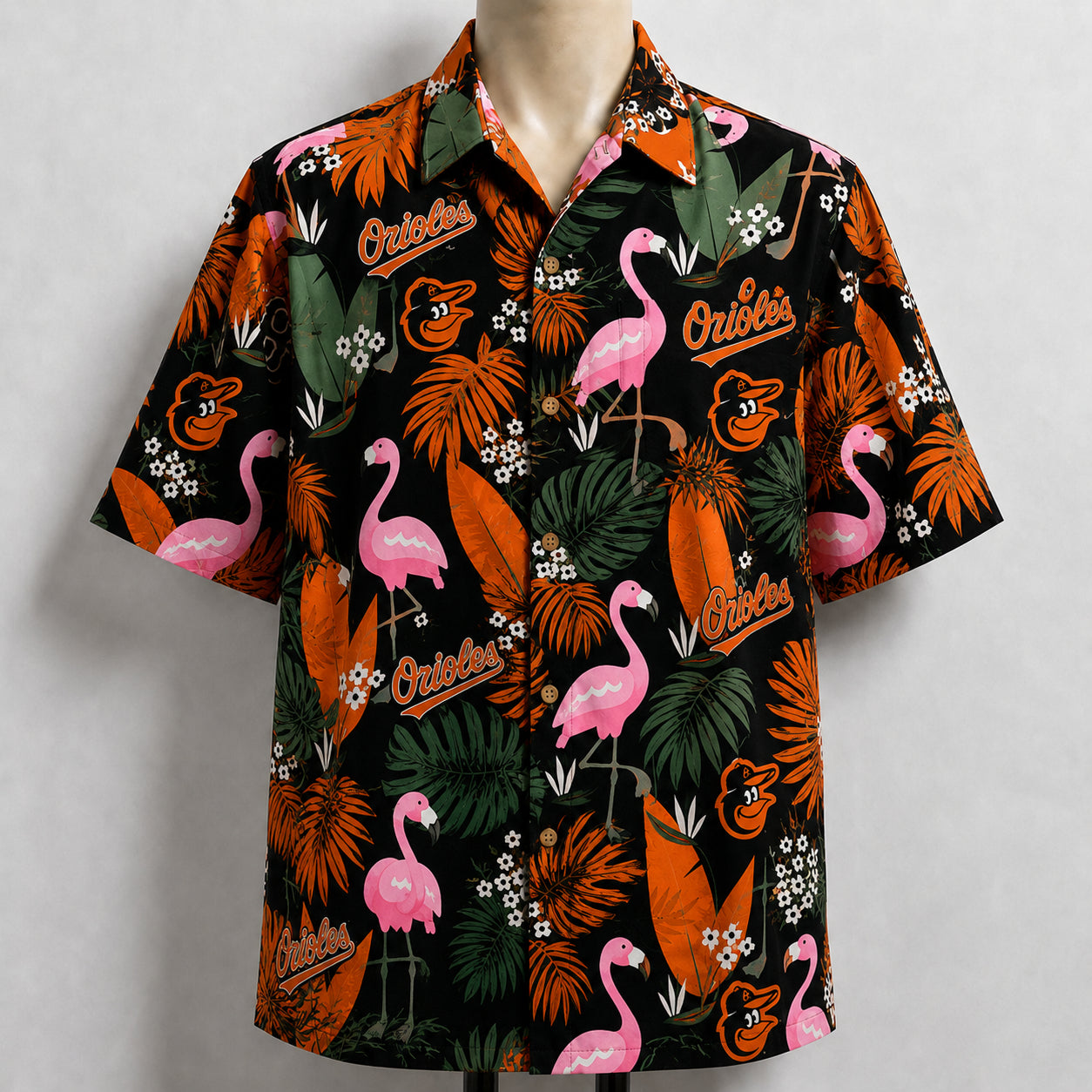 All Baseball Teams Flamingo Hawaiian Shirt | Tropical Baseball Button Up Unisex Hawaiian Shirt For Men and Women