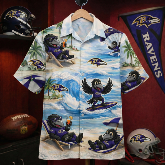 BR Football Mascot Beach Viber Unisex Hawaiian Shirt For Men & Women