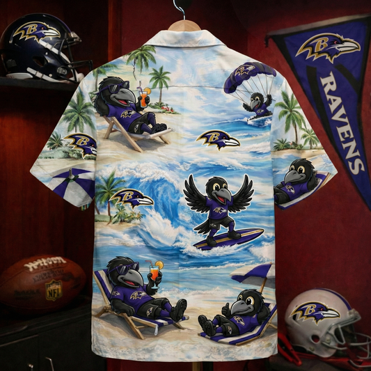 BR Football Mascot Beach Viber Unisex Hawaiian Shirt For Men & Women