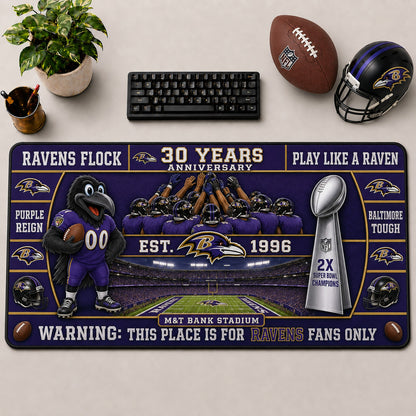 All Football Anniversary For Fans Desk Mat Mouse Pad Plus Size Trending - 5to9vibe