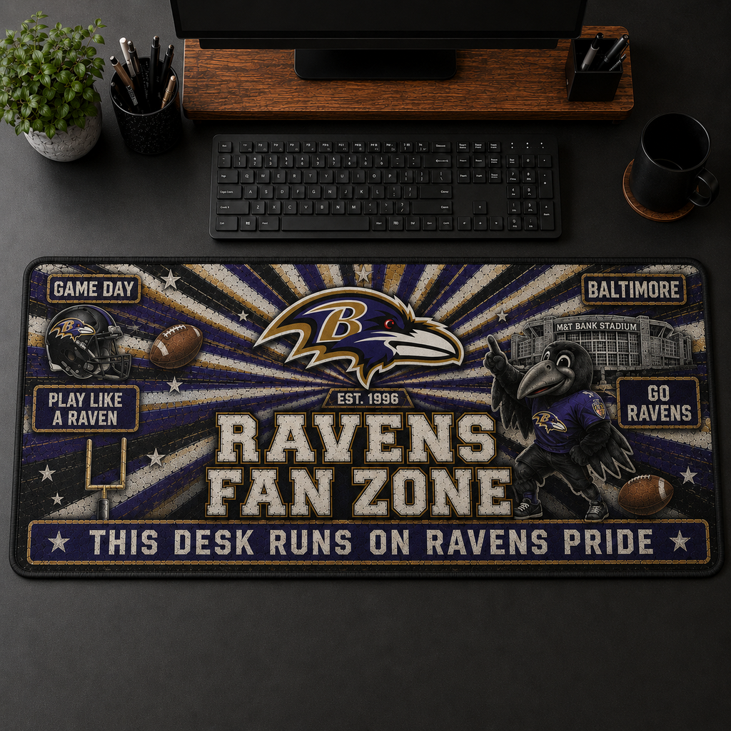 All Football Teams Fans Zone Desk Mat Mouse Pad Plus Size Trending - 5to9vibe