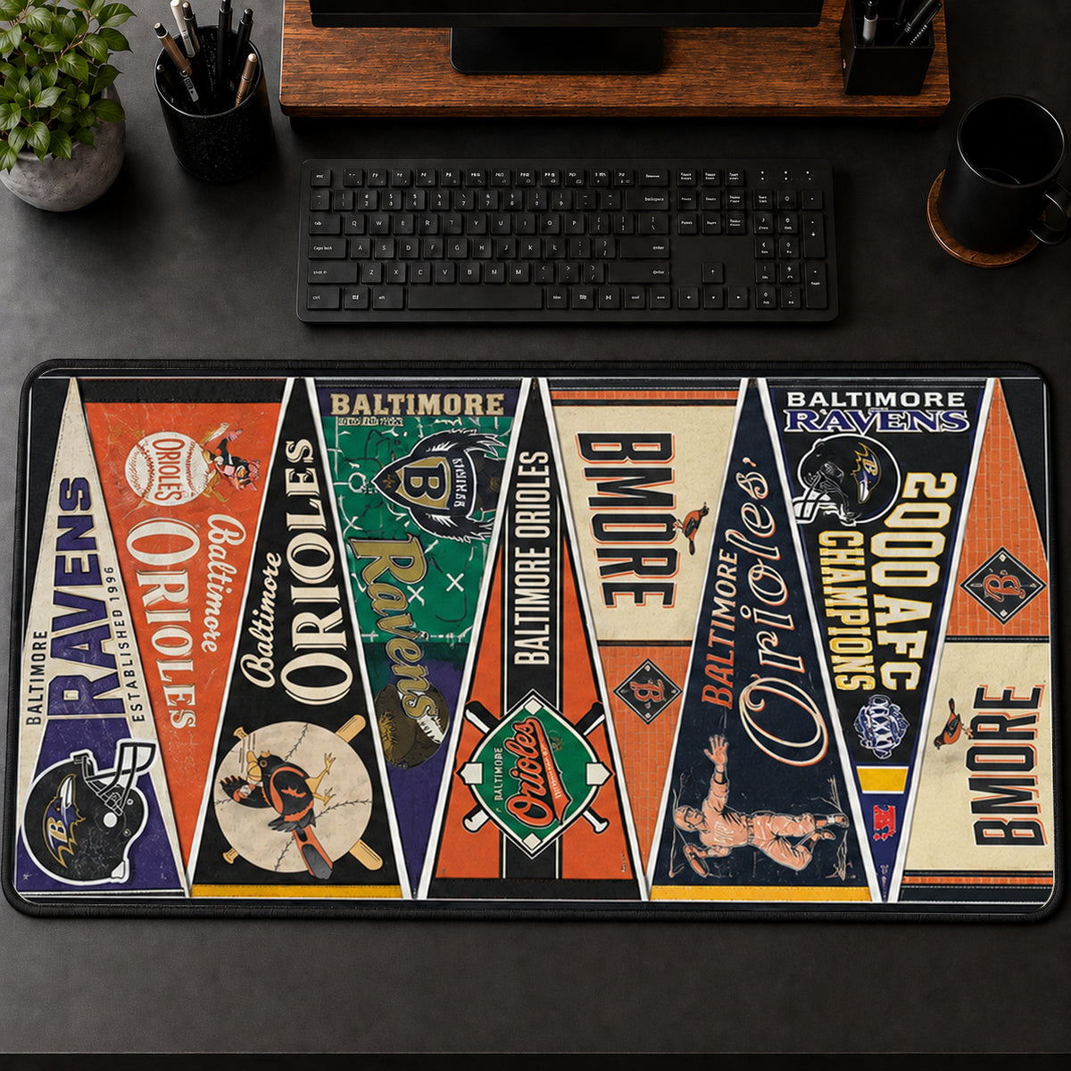 All Sport Teams City Vintage Anniversary For Fans Desk Mat Mouse Pad Trending - 5to9vibe