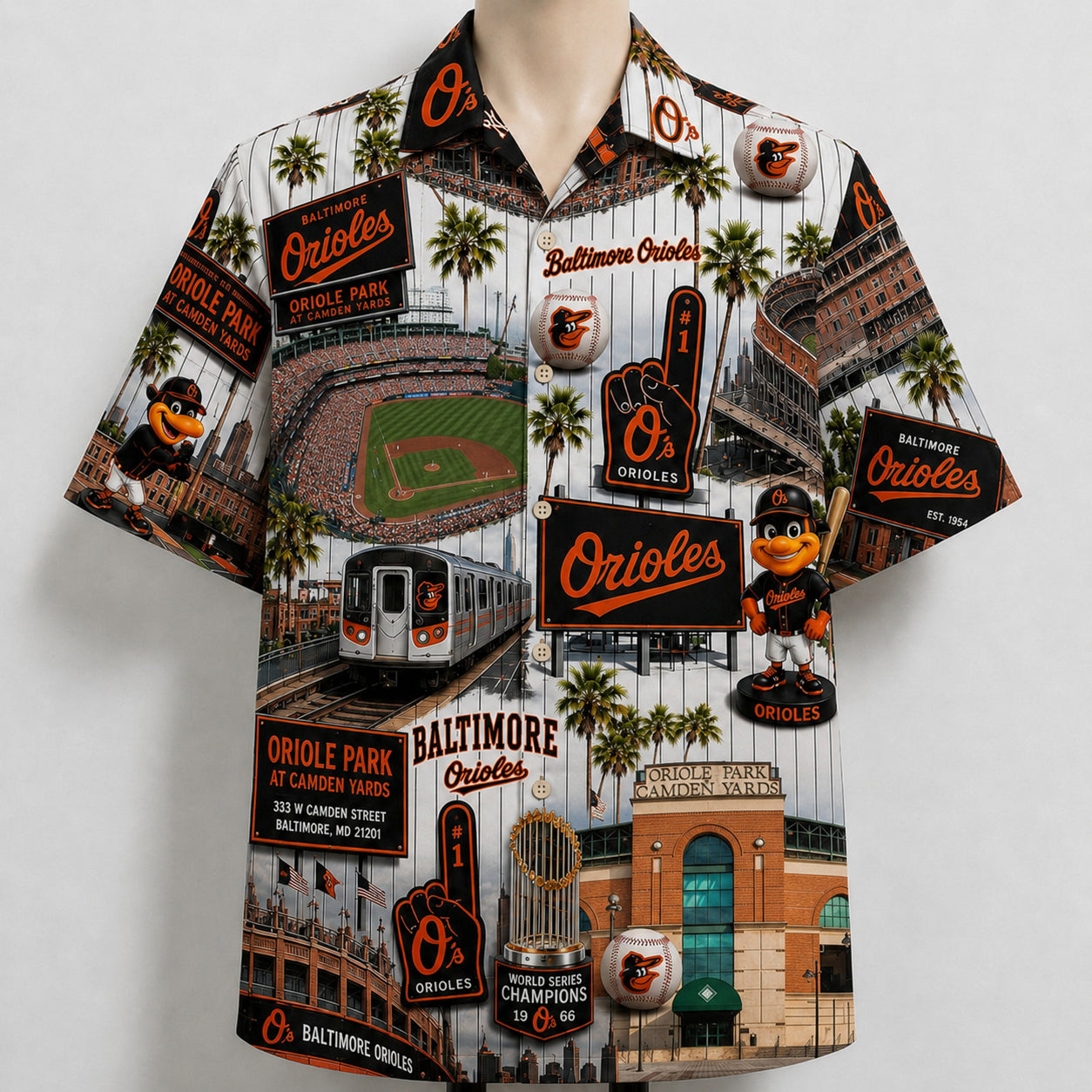 All Baseball Teams Iconic Moments Aloha Shirt for Baseball Fans Button-Up Unisex Hawaiian Shirt For Men and Women