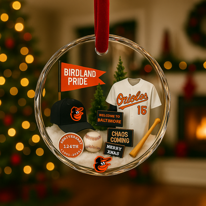 Baseball Glass Ornament 3 With Gift Box Christmas Baseball Team - Glass Ornament-Glass Ornament-5TO9VIBE