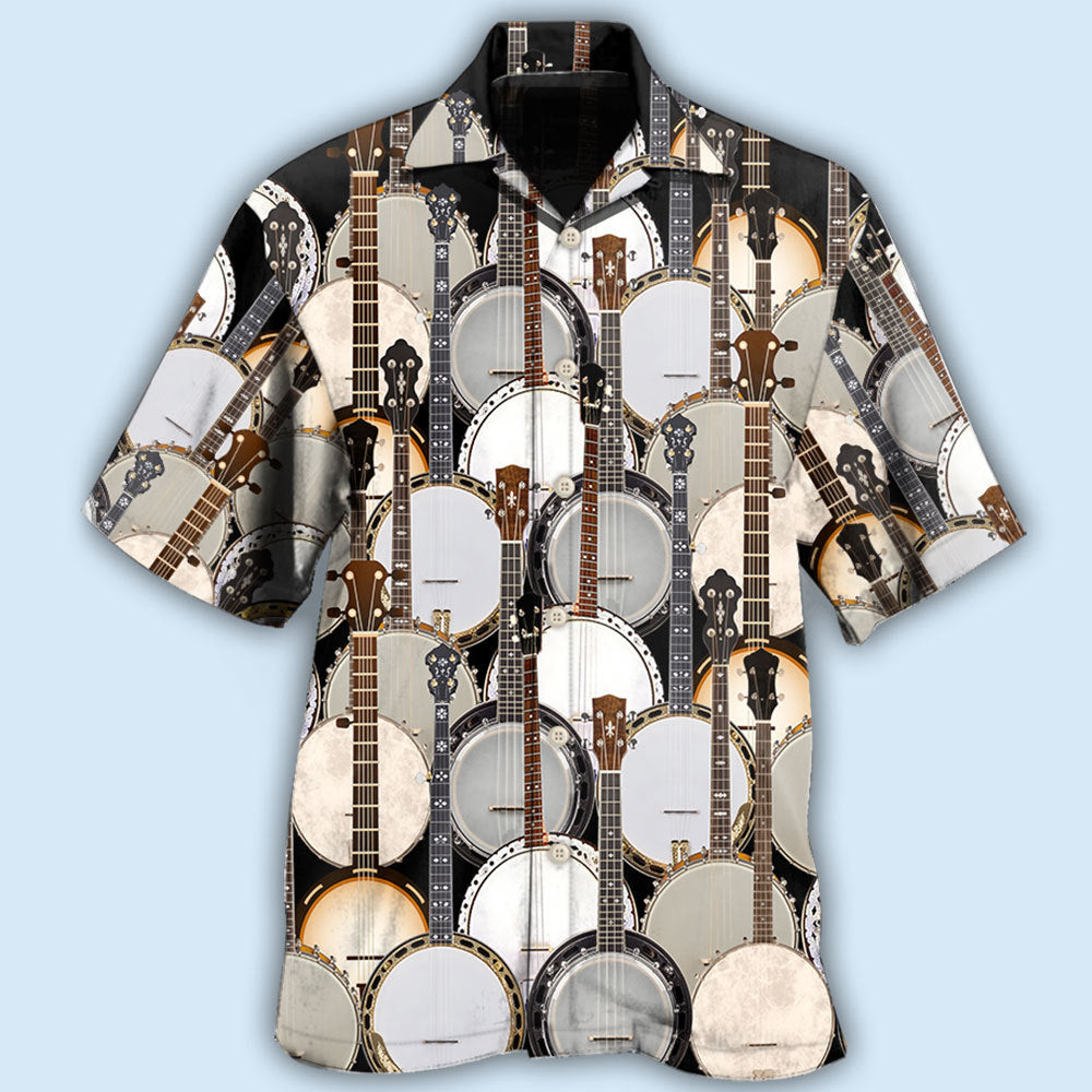Banjo Love Music Pattern - Hawaiian Shirt 