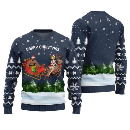 Barry Christmas Ugly Christmas Sweater