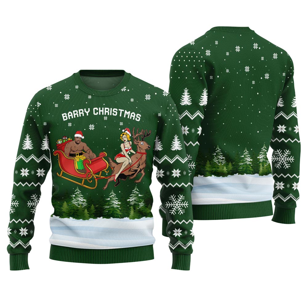 Barry Christmas Ugly Christmas Sweater