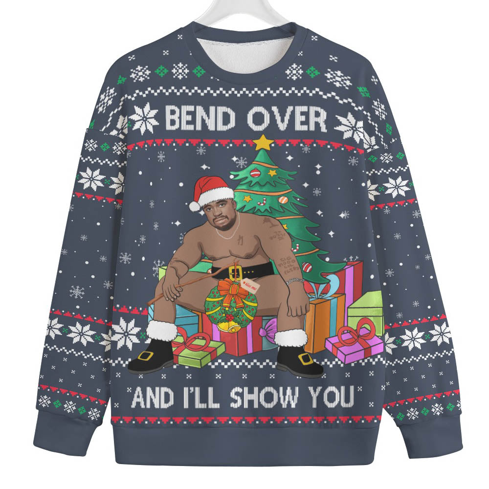 Barry Wood Bend Over And I Will Show You Plus Size Christmas Sweater