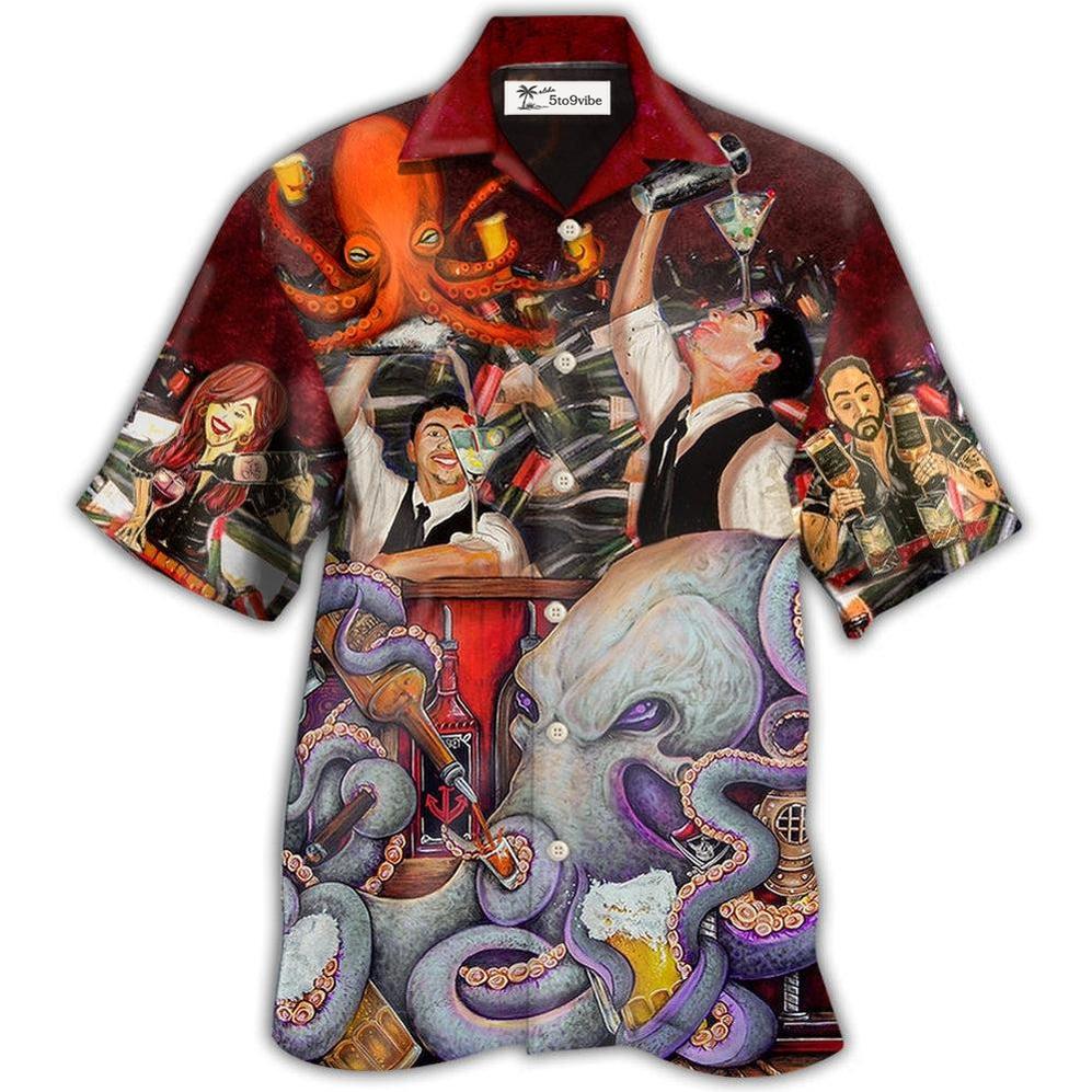 Hawaiian Shirt / Adults / S Bartender Style - Hawaiian shirt 
