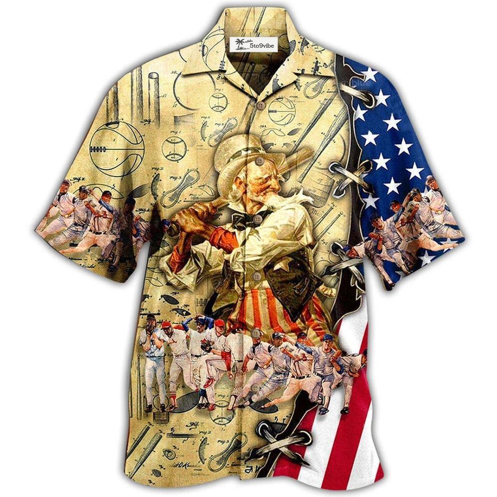Hawaiian Shirt / Adults / S Baseball Is More Than A Game With So Much Interesting - Hawaiian Shirt 