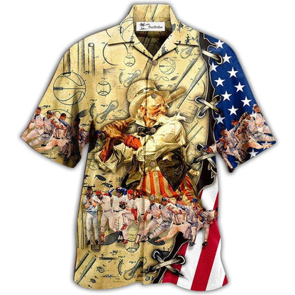 Hawaiian Shirt / Adults / S Baseball Is More Than A Game With So Much Interesting - Hawaiian Shirt 
