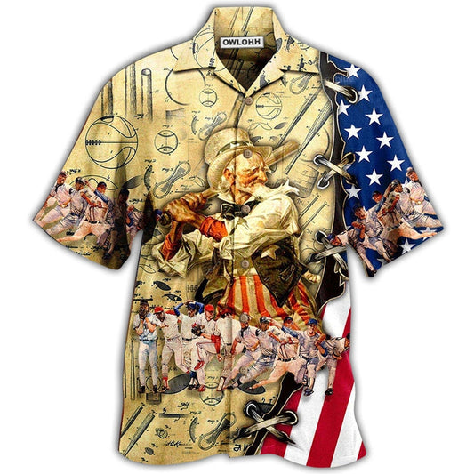 Hawaiian Shirt / Adults / S Baseball Is More Than A Game With So Much Interesting - Hawaiian Shirt 