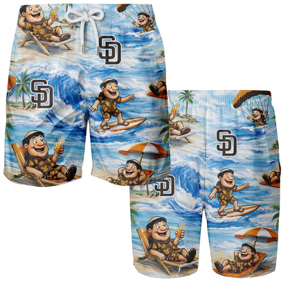 Camisa Hawaiana Unisex con Botones para Hombre y Mujer SDP Baseball Mascot Beach Viber