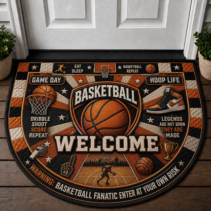 Running Welcome Mat - Motivational Trail Runner Outdoor Doormat - 5to9vibe